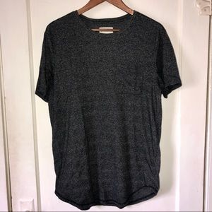 COPY - Dark Heather Grey Textured Tee
